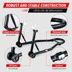 Rear Motorcycle Stand Paddock 500kg Motorbike Carrier Sport Dirt Bike Back Wheel Lift Swingarm Fork Heavy Duty Steel for Suzuki Yamaha Honda Kawasaki