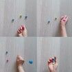 Korean Traditional Play Game Gonggi Jack Stone Pebbles Set (2 Sets)