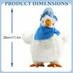 Chicken Laying Egg Toys Electric Plush Crazy Toy Dancing with Sound Music Animals Toy Easter Toys White