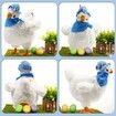 Chicken Laying Egg Toys Electric Plush Crazy Toy Dancing with Sound Music Animals Toy Easter Toys White
