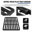 Universal Car Roof Rack Platform Storage Tray Flat Basket Rooftop Cargo Luggage Carrier Holder for SUV Pick Up Truck Thick Aluminium Alloy 300kg