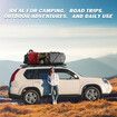 Universal Car Roof Rack Basket Platform Rooftop Luggage Cargo Carrier Flat Storage Tray 300kg for SUV Pick Up Trucks Thick Aluminium Alloy 180x120cm