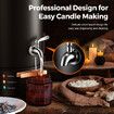10L Wax Melter Candle Making Melting Pot 1800W Electric Soy Soap Paraffin Maker Machine Home Commercial Stainless Steel Furnace Quick Pour Spout