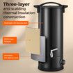 10L Wax Melter Candle Making Melting Pot 1800W Electric Soy Soap Paraffin Maker Machine Home Commercial Stainless Steel Furnace Quick Pour Spout