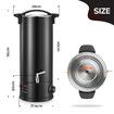 10L Wax Melter Candle Making Melting Pot 1800W Electric Soy Soap Paraffin Maker Machine Home Commercial Stainless Steel Furnace Quick Pour Spout