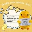 Birthday Gifts for Mom I Love You Mom,Gifts for Mom,Mom Gifts,Handmade Crochet Cute Small Duck Mothers Day Unique Presents for Mama Valentines