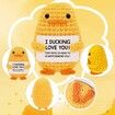 Valentines Day Gifts,Inspirational Crochet Positive Duck,Birthday Gifts,Cute Handmade Potato Knitted Duck Toy with Positive Card Cheering I Love You