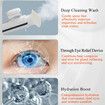 Eye Steamer Portable Electric Heated USB Nano Eye Mist Sprayer with Warm Compress for Dry Eyes,Rechargeable Eye Drops Steamer for Home Office Travel-White