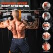 Heavy Duty Resistance Band for Pull Up Bar, Adjustable Weight/Size with Fabric Feet/Knee Rest, Bands for Pull Up Assist for Strength Training (Orange)