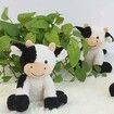 22 CM Cow Stuffed Animal Soft Plush Cute Cow Doll for Boys Girls Age 4 Up