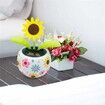 Sunflower Solar Dancing Flower Solar Dancing Solar Toys, Solar Powered Swinging Animated Dancer Toy Office Desk Car Decoration for Car