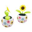 Sunflower Solar Dancing Flower Solar Dancing Solar Toys, Solar Powered Swinging Animated Dancer Toy Office Desk Car Decoration for Car