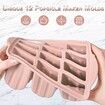 Silicone Popsicles Molds,Ice Pop Cream Mold Set Homemade Popsicle Maker For Kids with 50pcs Sticks(Pink)