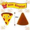 Comfy Food Pillows Toy Plush, Soft, Cuddly, and Irresistible Pefect Toys Gift for Kids and Friends, Pizza, 30 CM