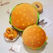 Comfy Food Pillows Toy Plush, Soft, Cuddly, and Irresistible Pefect Toys Gift for Kids and Friends, Hamburg, 30 CM