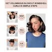 Little Velvet Overnight Curls Blowout 3 Rods Heatless Hair Curler to Sleep in Satin Heatless Curls No Heat Hair Rollers Cream