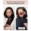 Little Velvet Overnight Curls Blowout 3 Rods Heatless Hair Curler to Sleep in Satin Heatless Curls No Heat Hair Rollers Cream