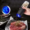 Rechargeable Electric Salt and Pepper Grinder Set, Automatic Gravity Electric Salt and Pepper Grinder Set, Adjustable Roughness, LED Light, 2 Pack