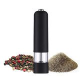 Electric Salt and Pepper Grinder, Battery Operated, Salt and Pepper Mills, Adjustable Coarseness,One Handed Operation 1 Pack (Black)