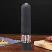 Electric Salt and Pepper Grinder, Battery Operated, Salt and Pepper Mills, Adjustable Coarseness,One Handed Operation 1 Pack (Black)