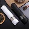 Electric Salt and Pepper Grinder, Battery Operated, Salt and Pepper Mills, Adjustable Coarseness,One Handed Operation 1 Pack (Black)