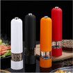 Electric Salt and Pepper Grinder, Battery Operated, Salt and Pepper Mills, Adjustable Coarseness,One Handed Operation 1 Pack (Red)