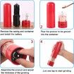 Electric Salt and Pepper Grinder, Battery Operated, Salt and Pepper Mills, Adjustable Coarseness,One Handed Operation 1 Pack (Red)