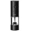 Electric Salt and Pepper Grinder with Warm LED Light, Adjustable Coarseness Large Capacity Automatic Salt Pepper Mill Grinder for Kitchen, Black
