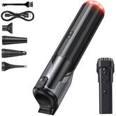 Multi-functional Car Vacuum Cleaner, Cordless Vacuum Cleaner, 10000 Pa, Strong Suction, Lighting Function, 3-in-1 Electric Air Pump Function, Blowing, Suction