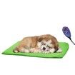 Dogs Cats Electric Heating Pet Bed Blanket Thermal Mat Protection Temperature Display 40cm x30cm