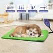 Dogs Cats Electric Heating Pet Bed Blanket Thermal Mat Protection Temperature Display 40cm x30cm