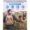 Dog Shock Collar with Remote Control,Rechargeable Dog Training Collar,IPX7 Waterproof E Collar for Dogs with 4 Safe Modes Flashlight Beep Vibration Shock