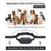 Dog Shock Collar with Remote Control,Rechargeable Dog Training Collar,IPX7 Waterproof E Collar for Dogs with 4 Safe Modes Flashlight Beep Vibration Shock
