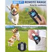 Dog Shock Collar with Remote Control,Rechargeable Dog Training Collar,IPX7 Waterproof E Collar for Dogs with 4 Safe Modes Flashlight Beep Vibration Shock