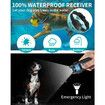 Dog Shock Collar with Remote Control,Rechargeable Dog Training Collar,IPX7 Waterproof E Collar for Dogs with 4 Safe Modes Flashlight Beep Vibration Shock