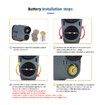 Outdoor Golf Laser Rangefinder Telescope 650M Measurement Height & Angle Detection