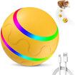 Vibrating Dog Ball,Moving Dog Ball,Shaky Ball Toy for Dogs,Interactive Bouncing Ball,Automatic Moving Dog Toy Ball,Shaking Dog Ball (Yellow)