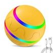 Vibrating Dog Ball,Moving Dog Ball,Shaky Ball Toy for Dogs,Interactive Bouncing Ball,Automatic Moving Dog Toy Ball,Shaking Dog Ball (Yellow)