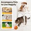 Vibrating Dog Ball,Moving Dog Ball,Shaky Ball Toy for Dogs,Interactive Bouncing Ball,Automatic Moving Dog Toy Ball,Shaking Dog Ball (Orange)
