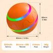 Vibrating Dog Ball,Moving Dog Ball,Shaky Ball Toy for Dogs,Interactive Bouncing Ball,Automatic Moving Dog Toy Ball,Shaking Dog Ball (Orange)