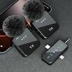 3 in 1 Microphone for iPhone, Android, Camera, Wireless Lavalier Microphone for Record Interview, Vlogs, YouTube, Tiktok