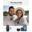 3 in 1 Microphone for iPhone, Android, Camera, Wireless Lavalier Microphone for Record Interview, Vlogs, YouTube, Tiktok