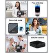 3 in 1 Microphone for iPhone, Android, Camera, Wireless Lavalier Microphone for Record Interview, Vlogs, YouTube, Tiktok