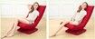 Floor Sofa Bed Chair Couch Lounge Recliner Folding 360 Degree Swivel Lazy Lounger Adjustable Chaise Ground Seat