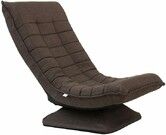 Floor Sofa Bed Chair Couch Lounge Recliner Folding 360 Degree Swivel Lazy Lounger Adjustable Chaise Ground Seat