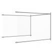 Dog Cage with Door Grey 6x2x1.5 m Galvanised Steel
