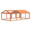 Run Box Brown 200x112.5x74 cm Solid Wood Pine