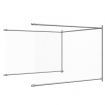 Dog Cage with Door Grey 4x2x1.5 m Galvanised Steel
