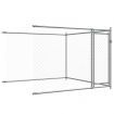 Dog Cage with Doors Grey 4x2x1.5 m Galvanised Steel