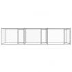 Dog Cage with Doors Grey 6x2x1.5 m Galvanised Steel